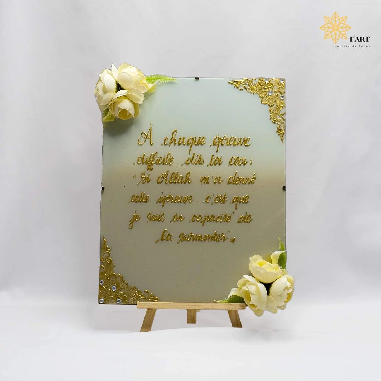 Cadre Dégradé Fleuri Tiitoune Art