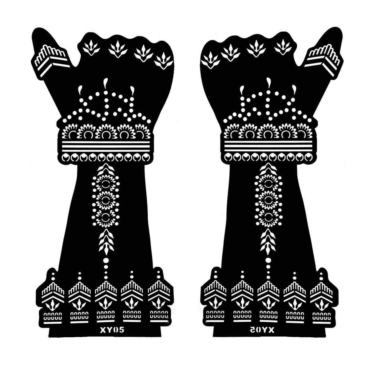 Modèle henné main Tiitoune art