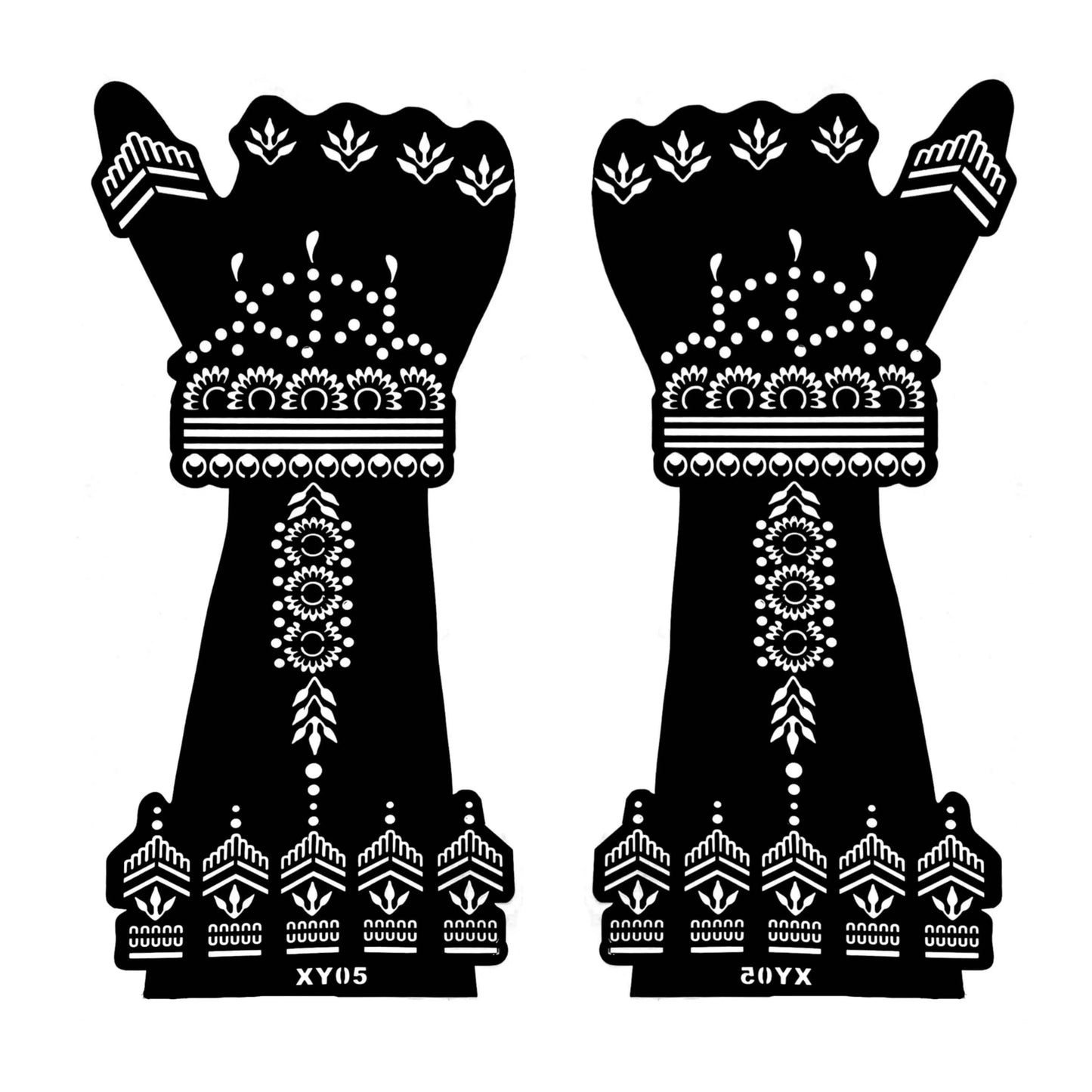 Modèle henné main Tiitoune art